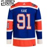 Barn Ishockey Edmonton Oilers tröja Evander Kane Heritage Classic Adidas 2023-24 Blå Authentic